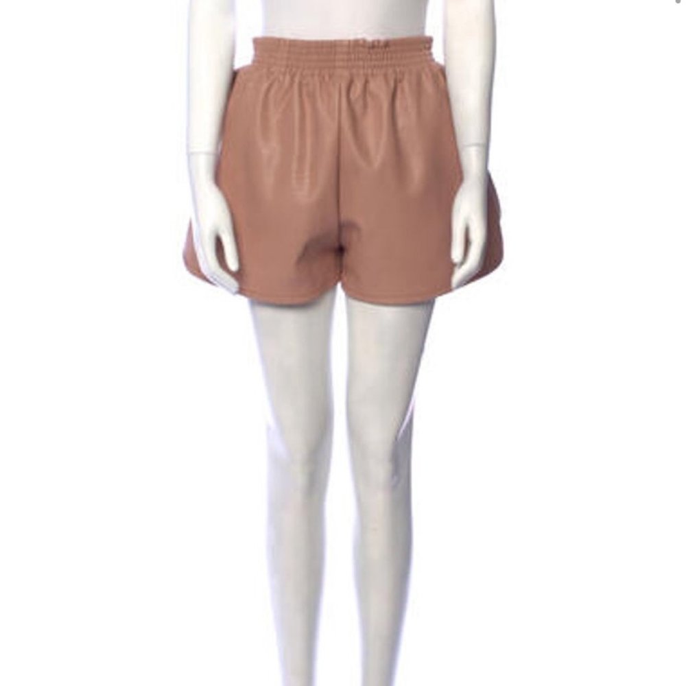 STELLA MCCARTNEY faux leather Mini Shorts Size: US0, IT36